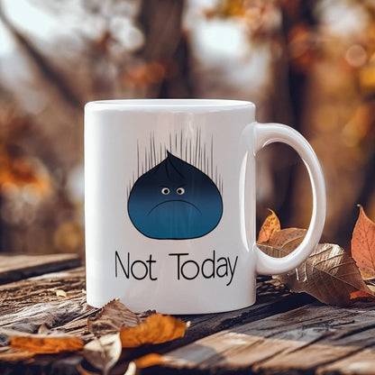 Not Today Moody Dumpling Mug – Cute Grumpy Dumpling Coffee Cup