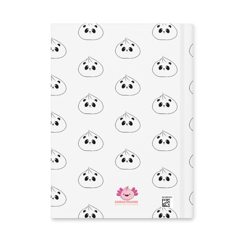 Panda Dumpling Hardcover Journal Matte