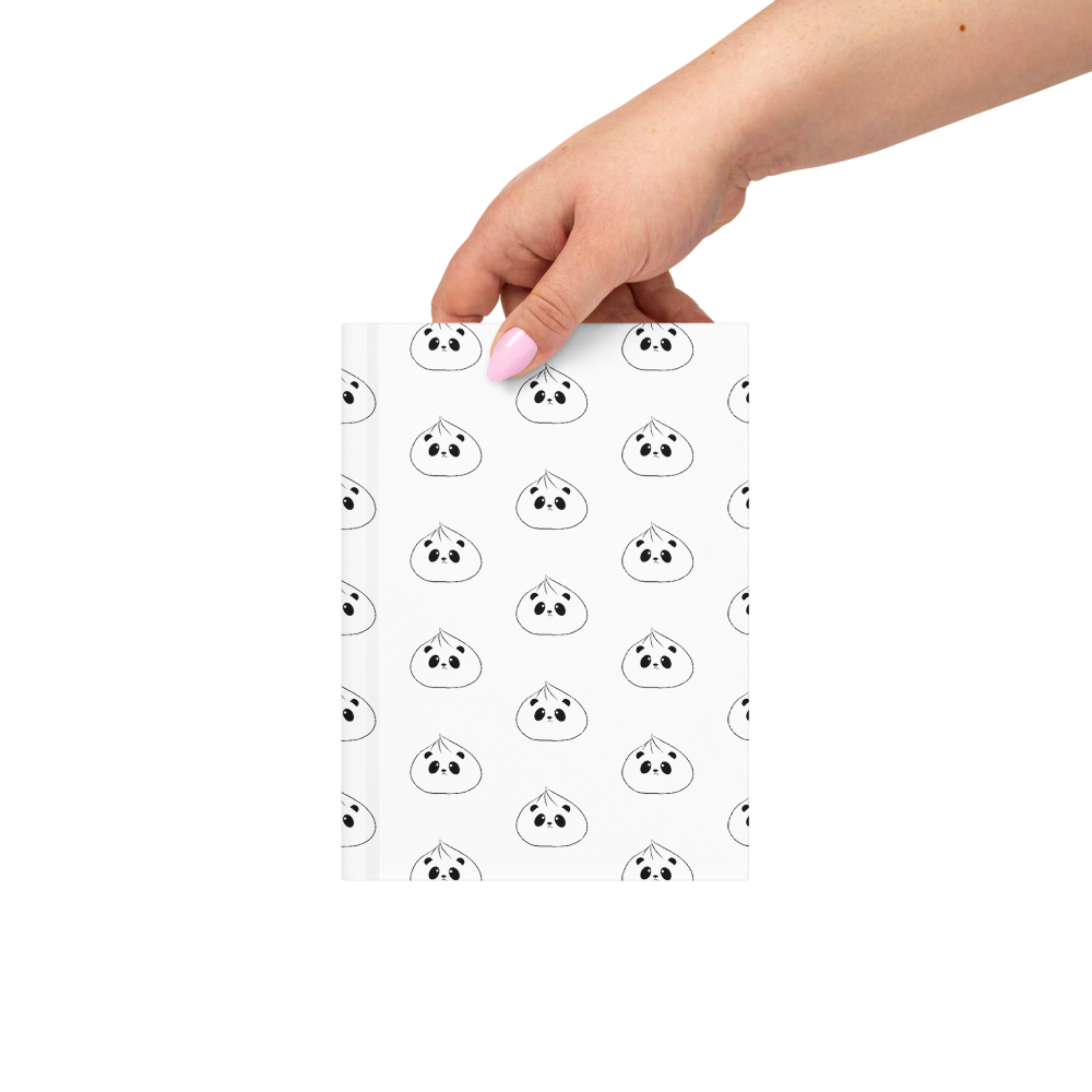 Panda Dumpling Hardcover Journal Matte