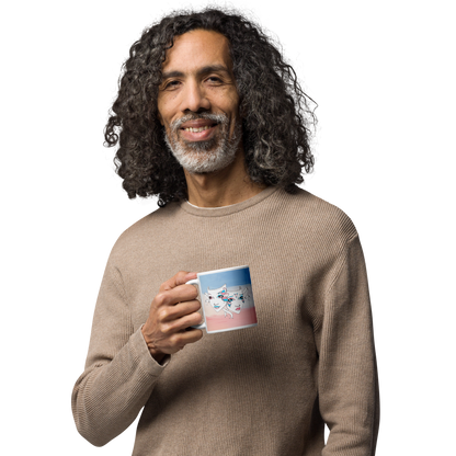 Trans Pride Theatre Mask Glossy Mug